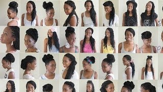 30 Box Braids Styles [upl. by Ehlke]