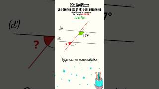 Mesure d’un Angle Exercice math viral holidayswithshorts [upl. by Mathias]