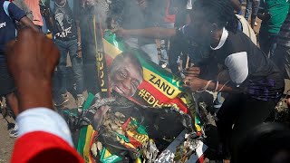 UN condemns violence in Zimbabwe amid protests over initial election results [upl. by Goldi]