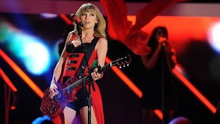 Taylor Swift Red Live at the CMAs red Taylor Swift electric guitar performance [upl. by Teak]