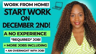 🙌🏾 START ON 12224 A NO EXPERIENCE REQUIRED JOB  AN OVERNIGHT JOB WORK FROM HOME JOBS 2024 [upl. by Giles344]