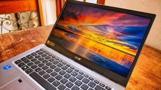 NOTEBOOK BARATO com TELA IPS  NOVO Acer Aspire 5 A51454 Análise  Review [upl. by Lucilia]