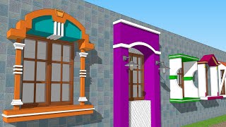 Top 5 Sunshade and window design for modern house elevation [upl. by Ymarej321]