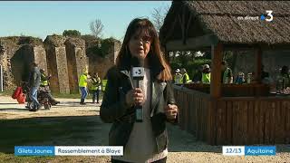 Pique nique des gilets jaunes a Blaye [upl. by Nila457]