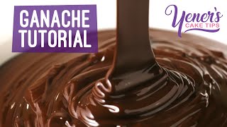 How to Make Chocolate GANACHE TUTORIAL Back to Basics  Yeners Cake Tips with Serdar Yener [upl. by Ellivnarg]