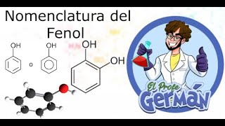 NOMENCLATURA DEL FENOL EJERCICIOS  Química Profe Germán [upl. by Yedorb]