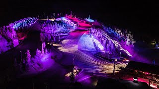 Ruka Polar Night Light Festival 2020 Kuusamo Finland [upl. by Ahsal]