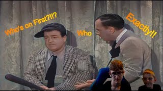 Whos On First Abbott and Costello REACTION [upl. by Aenotna]