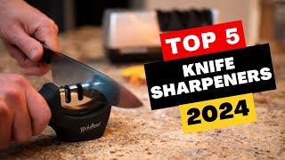 Top 5 Best Knife Sharpeners of 2024 [upl. by Yraeht]