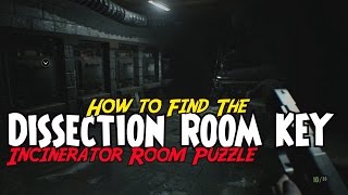 Resident Evil 7 How To Get Dissection Room Key [upl. by Dnyletak]