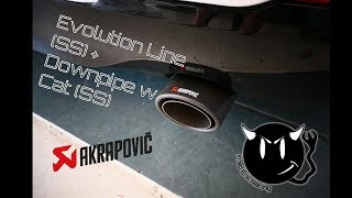 BMW M240i  Akrapovic Exhaust  Akrapovic Downpipe  First Start [upl. by Sonafets947]