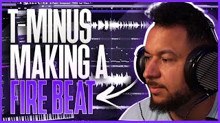 TMINUS  MAKING a FIRE BEAT in his first STREAM 😤🤯 super hard 🔥💥  LIVE 7721 🔥🔥 [upl. by Schwab]