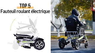 Fauteuil roulant électrique  Elektro rollstuhl  Power wheelchairauto pliant Airwheel H3S [upl. by Perrin]