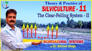 Silviculture 11  The ClearFelling System II Silvicultural Systems by Dr Bikram Singh [upl. by Nosaj]