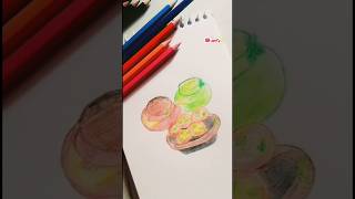 Drawing food with pencil ✨😱trending artist shortsindia short viralvideo viralreels artist [upl. by Botti]