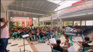 Ensaiu hamutuk dahuluk Coro Diocese 3 no Orquestra ba Vizitasaun Santo Padre [upl. by Llenad]