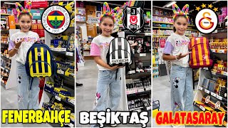 ELİF SİNEM FANATİK KIRTASİYE ALIŞVERİŞİ  FENERBAHÇE GALATASARAY ve BEŞİKTAŞ HERŞEY SEPETE [upl. by Colin792]