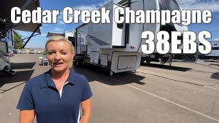 2021 Forest River RVCedar Creek Champagne Edition38EBS [upl. by Ahsenahs]