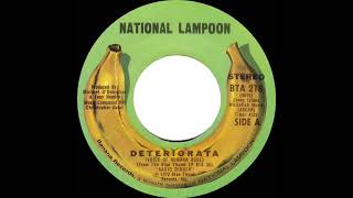 1972 National Lampoon  Deteriorata Norman Rose narrator  Melissa Manchester vocal [upl. by Julis278]