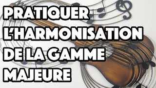 Pratiquer lharmonisation de la gamme majeure à la guitare  Le Guitarvlog avec Sebastien Zunino [upl. by Noivert]