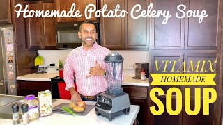 Vitamix Homemade Potato Soup  Family Friendly and Easy Recipe [upl. by Melgar]