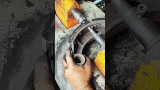 Brake pad rivet fixing process Good tools and machinery can increase work efficiency [upl. by Nuawed]