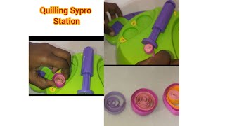 Quilling with Sypro station  Basic quilling for beginners  How to use Sypro  Quilling tutorials [upl. by Hgieliak816]