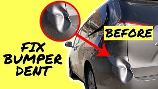 How to Fix a Bumper Dent [upl. by Handy]