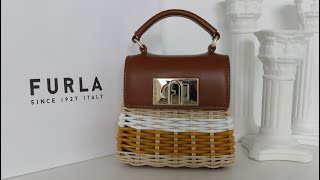 FURLA 1927 MICRO TOP HANDLE UNBOXING amp FIRST IMPRESSIONS  The Cutest Mini Bag Ever  Erin Cara [upl. by Eugen]