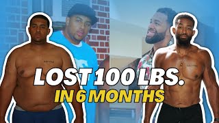 HOW I LOST 100LBS IN 6 MONTHS [upl. by Areyk]