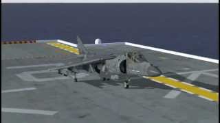 RAZBAM AV8B Harrier II VTOL test [upl. by Purse]