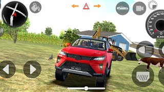 Indian car driving 3D in res fortuner legender red offroading test dollar song trending video [upl. by Yramliw]