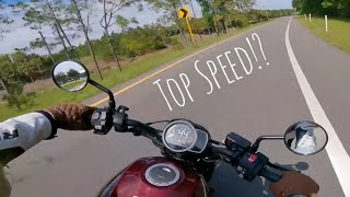 Honda Rebel 1100 DCT TOP SPEED RUN How Fast Can It Go [upl. by Astrahan]