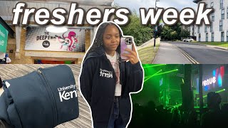 FRESHERS WEEK VLOG 2023  University of Kent  Organising My Uni Room Campus Clubbing amp More [upl. by Eirehc]