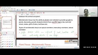 Introduction  Lecture1  Tissues  Biology  Grade9  JEE  NEET  Olympiads [upl. by Suolhcin]