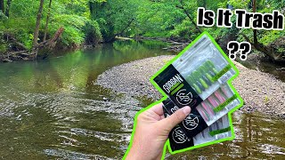 Creek Fishing with New GOOGAN BAITS [upl. by Giacamo227]