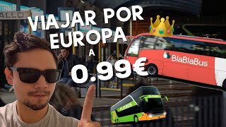 BlaBlaBus viajar por EUROPA a 099€  ¿Vale la pena [upl. by Naloc568]