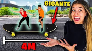 FIZ O MAIOR TECH DECK GIGANTE DO MUNDO [upl. by Litnahs546]