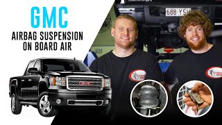 How To Install GMC SIERRA Air Suspension  RR4630 Airbag Man Leaf Helper amp On Board Air Supply Kit [upl. by Swenson164]