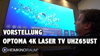 4K Laser TV OPTOMA UHZ65UST P1 100quot Test Größter Fernseher  besser als OLED [upl. by Webb443]