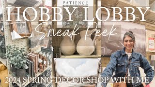 HOBBY LOBBY SPRING DECOR SHOP WITH ME  HOBBY LOBBY SHOP WITH ME 2024  WHATS NEW AT HOBBY LOBBY [upl. by Ttenna]