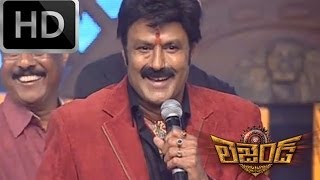 BalaKrishna Speech amp diaogue  Legend Audio Launch [upl. by Nawd]