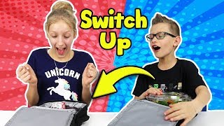 LUNCHBOX SWITCH UP CHALLENGE with Karina and Ronald [upl. by Eadnus292]