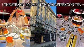 BEST PLACE FOR AFTERNOON TEA IN LONDON The strand palace London [upl. by Winter196]