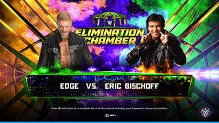 WWE 2K23 PC  Edge VS Eric Bischoff 2 4K [upl. by Hector936]