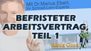 Befristeter Arbeitsvertrag Teil 1 [upl. by Martin]