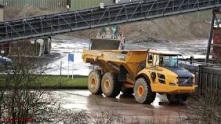 Gypsum Diggers at Work  Volvo Action [upl. by Nohtiek]