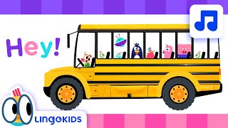 WHEELS ON THE BUS with VEHICLES 🚌🏍️🚜 Songs For Kids  Lingokids [upl. by Kiyohara703]