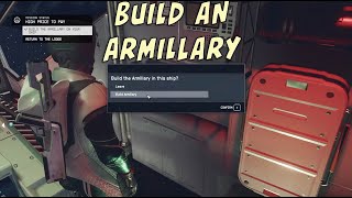 Build The Armillary On Your Ship Starfield or At an Outpost [upl. by Carolyn]