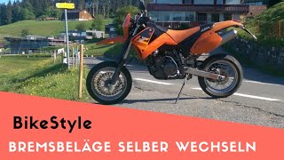 Bremse  Beläge wechseln  Vorderradbremse  KTM 640 LC 4 [upl. by Batsheva]